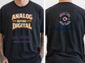 Personalised We Love the 70s Big Weekender Tee — black tee
