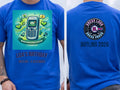 Personalised Back to 2000s Big Weekender Tee — royal tee