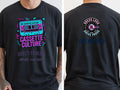 Personalised 90s Reloaded Big Weekender Tee — black tee