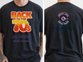 Personalised We Love the 70s Big Weekender Tee — black tee