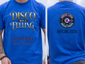 Personalised We Love the 70s Big Weekender Tee — royal tee