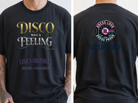Personalised We Love the 70s Big Weekender Tee — black tee