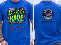 Personalised 90s Reloaded Big Weekender Tee — royal tee