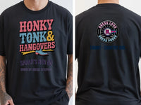 Personalised Country Weekender Unisex Tee — black tee