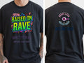 Personalised 90s Reloaded Big Weekender Tee — black tee