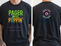 Personalised 90s Reloaded Big Weekender Tee — black tee