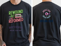 Personalised 90s Reloaded Big Weekender Tee — black tee