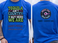 Personalised Country Weekender Unisex Tee — royal tee