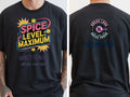 Personalised 90s Reloaded Big Weekender Tee — black tee