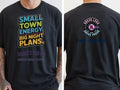Personalised Country Weekender Unisex Tee — black tee