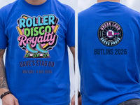 Personalised 90s Reloaded Big Weekender Tee — royal tee