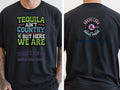 Personalised Country Weekender Unisex Tee — black tee