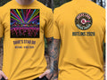 Personalised Replay Big Weekender Tee — yellow tee, front and back view