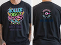 Personalised 90s Reloaded Big Weekender Tee — black tee