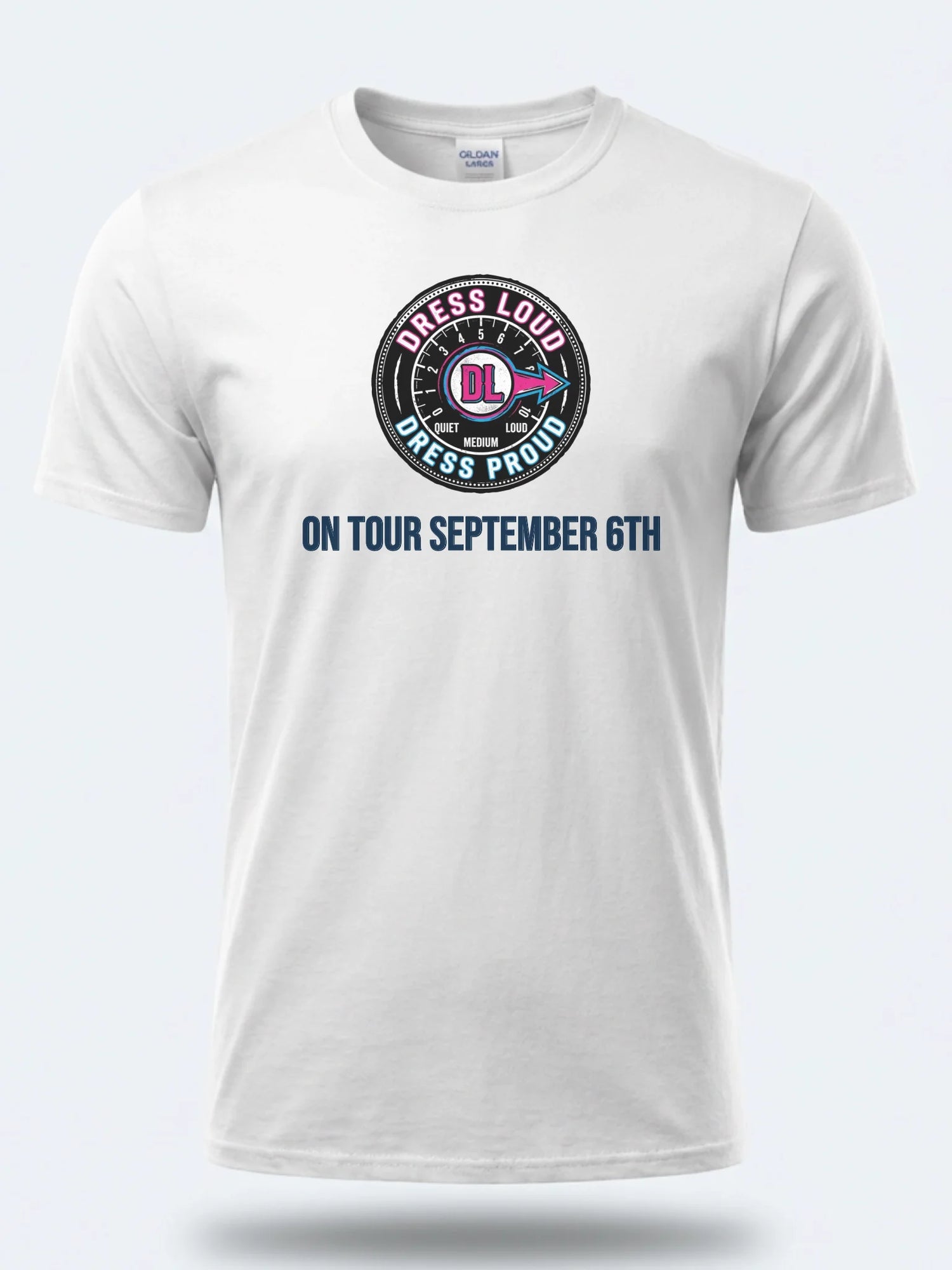 Personalised Weekender Unisex Tee — white tee, front view
