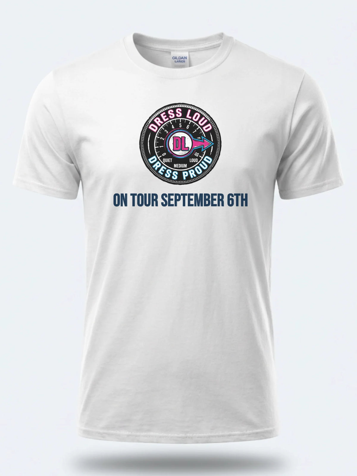 Personalised Weekender Unisex Tee — white tee, front view