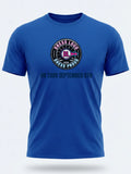 Personalised Weekender Unisex Tee — royal blue tee, front view