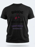 Personalised Weekender Unisex Tee — black tee, front view