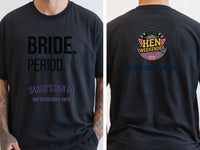 Personalised Weekender Unisex Tee — black tee