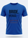 Personalised Weekender Unisex Tee — royal blue tee, front view