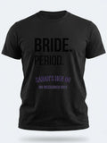 Personalised Weekender Unisex Tee — black tee, front view