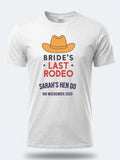 Personalised Weekender Unisex Tee — white tee, front view