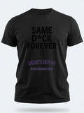 Personalised Weekender Unisex Tee — black tee, front view