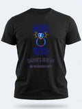 Personalised Weekender Unisex Tee — black tee, front view
