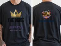 Personalised Weekender Unisex Tee — black tee