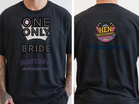 Personalised Weekender Unisex Tee — black tee