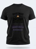 Personalised Weekender Unisex Tee — black tee, front view