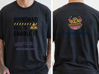 Personalised Weekender Unisex Tee — black tee