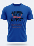 Personalised Weekender Unisex Tee — royal blue tee, front view