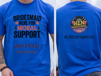 Personalised Weekender Unisex Tee — royal tee