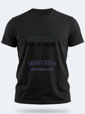 Personalised Weekender Unisex Tee — black tee, front view
