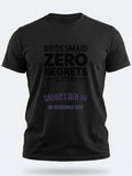 Personalised Weekender Unisex Tee — black tee, front view
