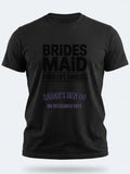 Personalised Weekender Unisex Tee — black tee, front view