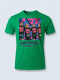 Loud Portrait Tee — Custom Pop Art T-Shirt From Your Photo — irish green tee, front view