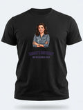 Cartoon Me Tee — Turn Your Photo Into a Custom Cartoon T-Shirt — black tee, front view