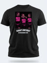 Neon Sketch Tee — Custom Neon Line Art Portrait on Black T-Shirt or Sweatshirt
