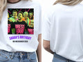 Rave Flyer Tee — 90s Reloaded Weekender Custom Photo T-Shirt — white tee, front and back view