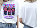 MySpace Icon Tee — Back to 2000s Weekender Custom Photo T-Shirt — white tee, front and back view