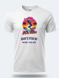 Personalised Ultimate '80s Big Weekender Tee — white tee, front view