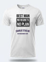 Personalised Weekender Unisex Tee – Best Man - No regrets No plan