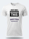 Personalised Weekender Unisex Tee – Best Man - Best Man encouraged this