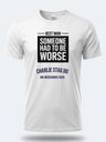 Personalised Weekender Unisex Tee – Best Man - Someone had to be worse