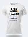 Personalised Banter Tee – I pee when I laugh