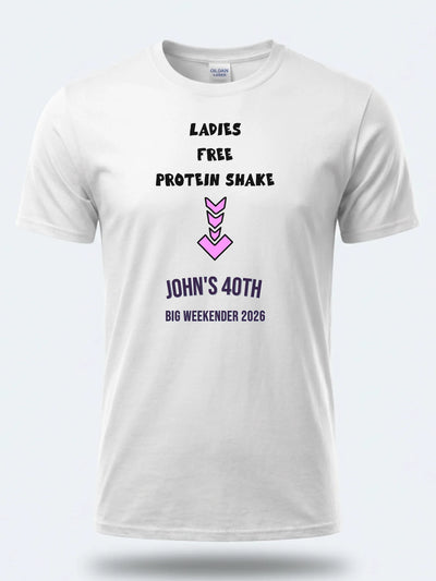 Personalised Banter Tee – Free Protein Shake