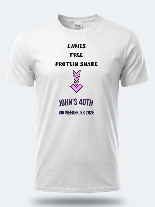 Personalised Banter Tee – Free Protein Shake