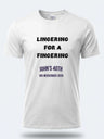 Personalised Banter Tee – Lingering for a fingering